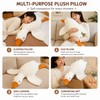Goose Plush Pillow for Relaxing & Decor – Soft Stuffed