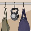 Blau Marité 6 Purse Hanger for Closet. Tote Hanger. S-Shaped