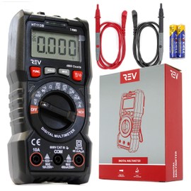 VViViD REV 4000 Count Digital Multimeter with Ohm Volt Amp and Diode Voltage Tester