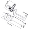 Mudder 200 Pieces LED Strip Light Clips Mounting Bracket Fixing,