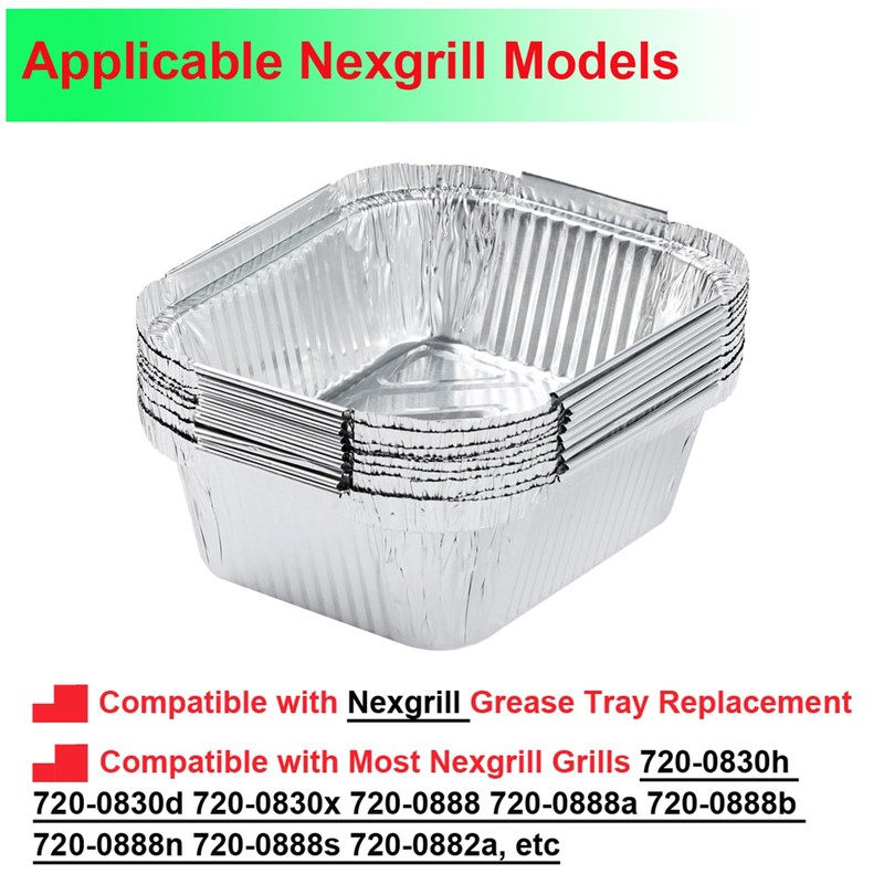 DONSIQIZZ Nexgrill Grease Tray Replacement Parts for Nexgrill 720-0830h Grill