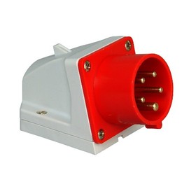 Kopp 171900000 CEE Wall Plug 5-Pin 32 A 400 V Red