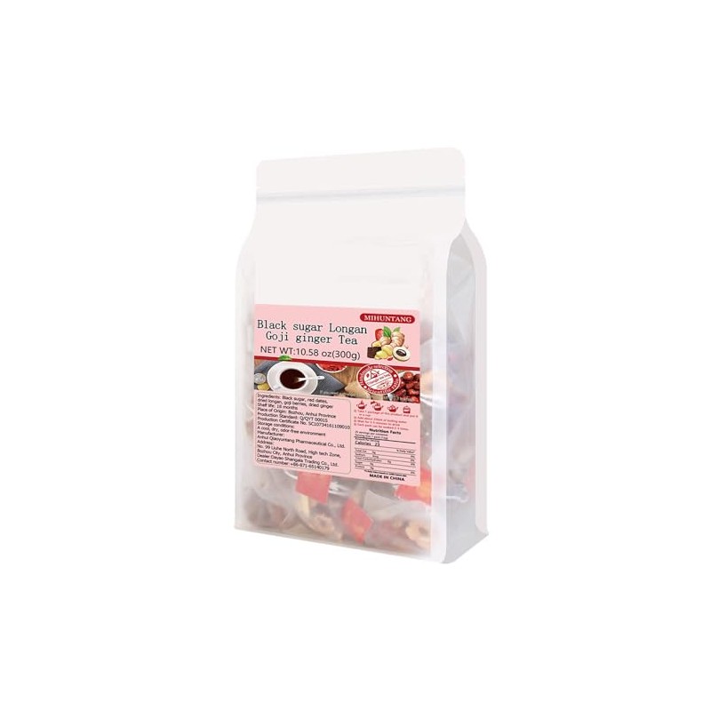 Black sugar Longan Goji ginger Tea 10.58 oz Sweet flower