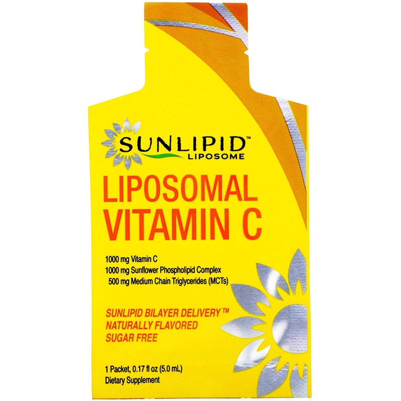 SunLipid Liposomal Vitamin C with MCT Oil, 30 Packets, 0.17