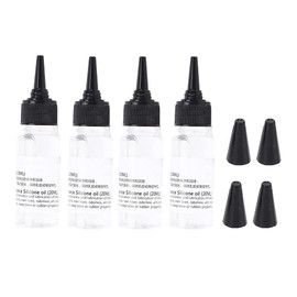 Keenso 4 Piezas de Aceite de Silicona,Mantenimiento de Traje de Neopreno Aceite de Silicona para Caucho de Látex