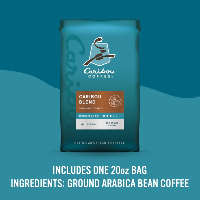 Caribou Coffee, Medium Roast Ground Coffee - Caribou Blend 20