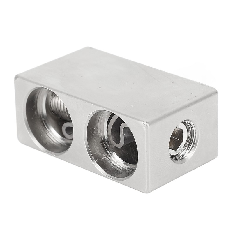 2pcs Car Audio Amp Input Reducers Dual 1/0 Gauge to