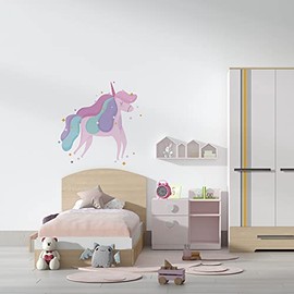 Beauty Make Up Kit Set Artwork Vinyl Wall Decal - Powder, Eyeliner and Lipstick for Women Art Design Wall Decoration - Creative Makeup Tools for Hairdresser Wall Decor - 28" x 22"