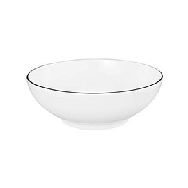 Seltmann Weiden Lido Black Line 001.741632 Dessert Bowl / Salad Bowl Diameter 15 cm Round