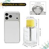 6oz / 180ml Glass Dispenser, Push Down Acetone Pump