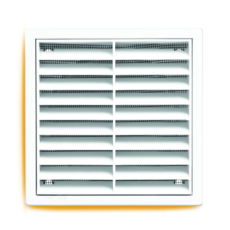 HPM Wall Exhaust Fan Kit with Duct and Grille, 100