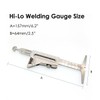 Hi-Lo Welding Gauge Standard & Metric Pipe Weld Misalignment Tool