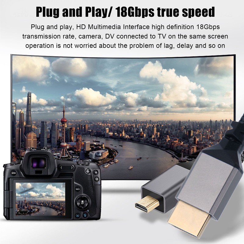 4K HD Multimedia Interface Cable Male to Male 18Gbps High