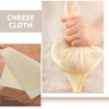 Kichvoe Unbleached Cotton Cheesecloth 12pcs Fabric Reusable Fine Mesh Cloth