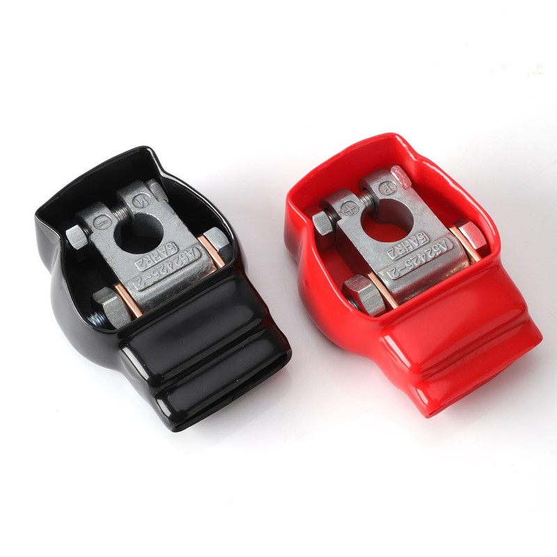 DLronwey Battery Terminal Connectors,Military Spec Positive Negative Heavy Duty Battery