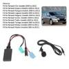 Qiilu Bluetooth Audio Cable 6 Pin Car Stereo Aux-in Adapter