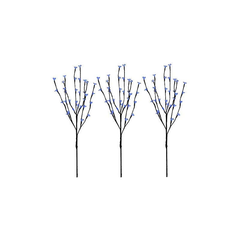 Northlight Set of 3 Pre-Lit Cherry Blossom Artificial Tree Branches