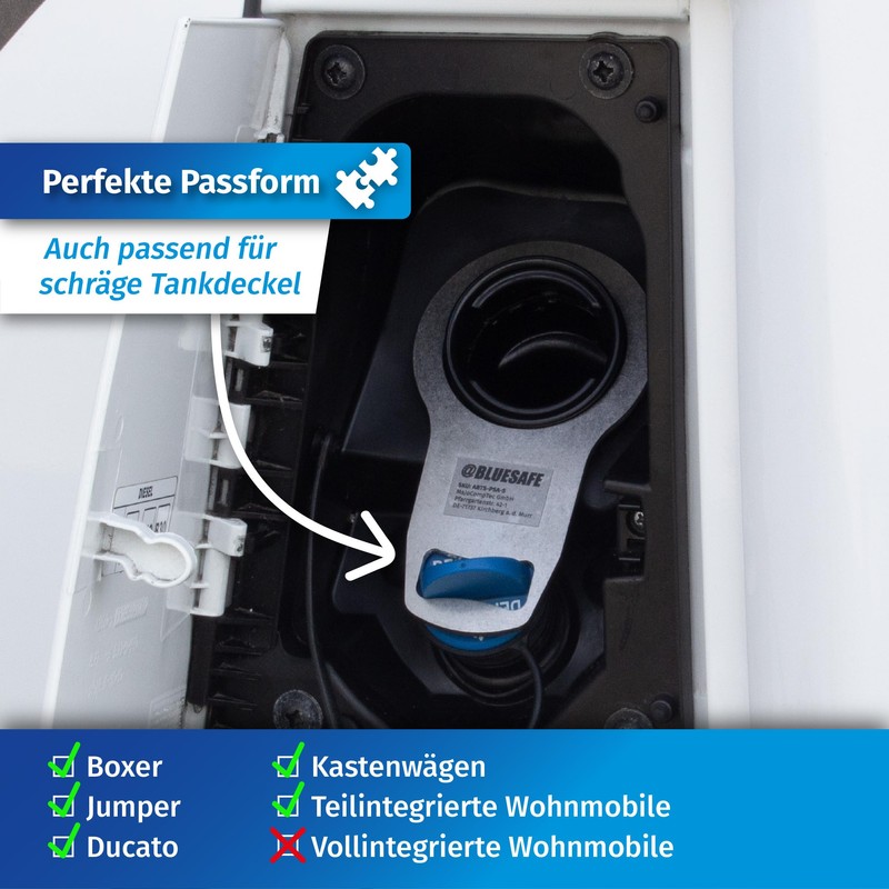 AdBlue Secure Fuel Tank Cap, Black