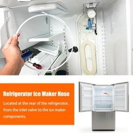 W11415785 Fill Tube and Water Line Assembly -for Whirlpool、Jenn-Air、Maytag Ice Making Machines and Refrigerators