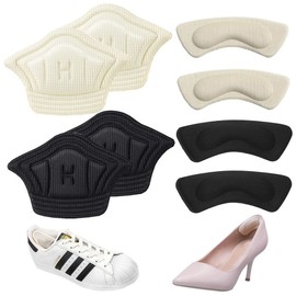 RuiChy LuckyMoon Shoe Heel Cushion Pads, Reduce Foot Pain, Blisters