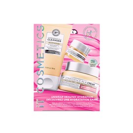 IT Cosmetics Set de Regalo Holiday 25 Confidence, Tu Rutina de 3 pasos de Cuidado Facial Anti Signos de la Edad e Hidratación, Confidence in a Cleanser 50ml, Confidence in an Eye 5ml y Confidence in a Cream 60ml, 3 piezas