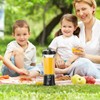 Mulli Portable Blender,17oz Portable Blender for Shakes & Smoothies, USB-C