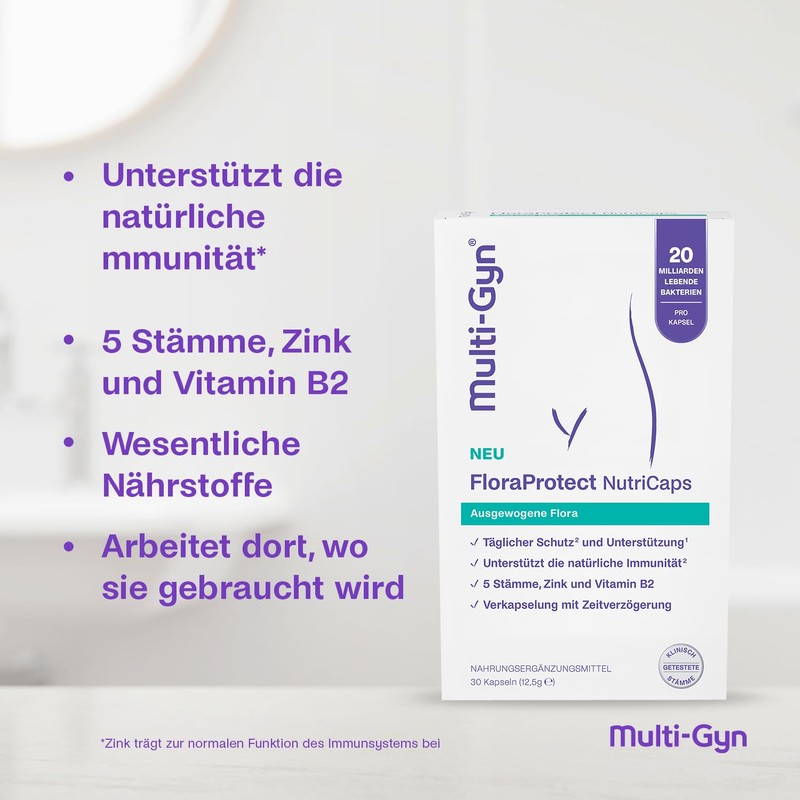 Multi-Gyn FloraProtect NutriCaps - Intestinal Health & Balanced Flora with