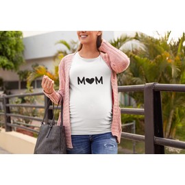 Mom Iron On Vinyl Decal, DIY Shirt, Mothers Day TShirt Decal, Heat Applied Vinyl Patch, HTV Transfer Ready To Press, Pick Size Color, Iron-On Almost Anything (Red)