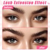 DIY Eyelash Extensions Set, 8-16 mm, Mixed Fluffy Eyelashes, Individual