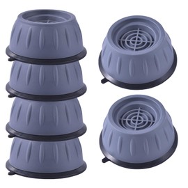 6 Pcs Washing Machine Foot Pads for Anti-Vibration Anti-Walk, Noise Reducing Anti Slip Anti Vibration Rubber Washing Machine Feet Pads, Anti-Walk Dryer Washer Vibration Pads