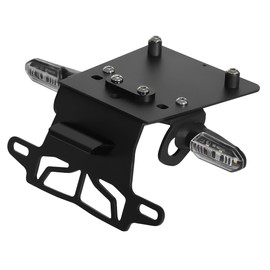 Fender Eliminator Compatible with MSX 125 GROM 2022-2025 Rear Tail Tidy License Plate Holder LED Light Turn Signals indicator (Clear)