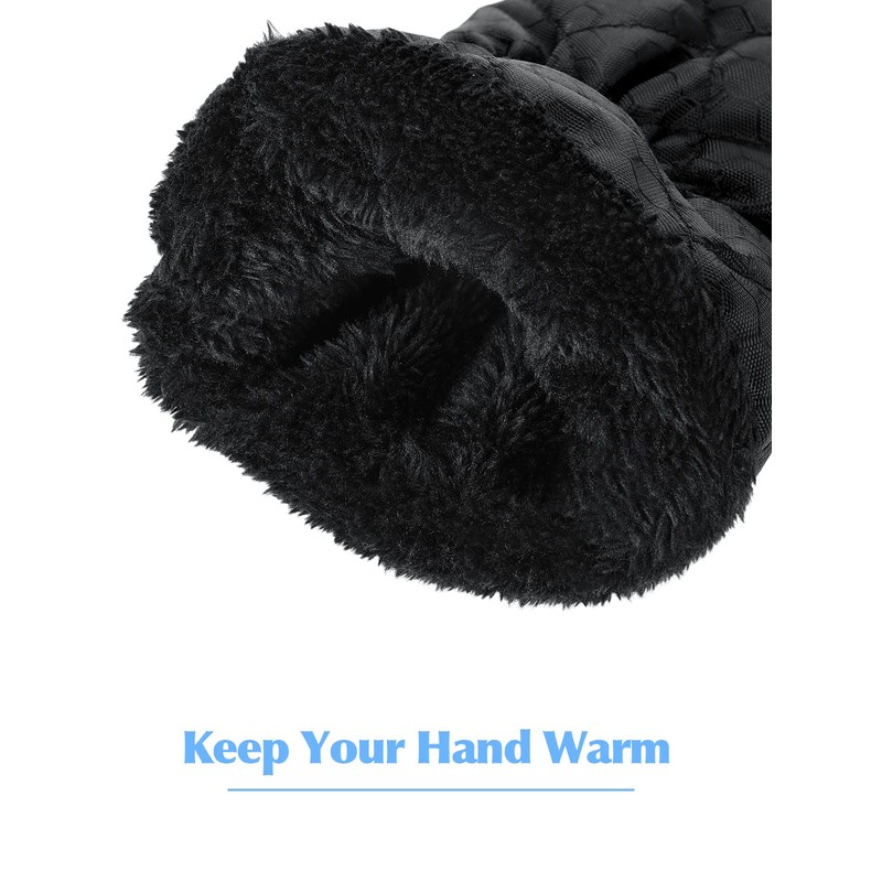 DIAOCARE Ice Scraper mitten for Windscreen, Snow Removal with Antifreeze
