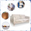 2 Pack Plastic Sofa Covers, 255 x 135cm Waterproof Sofa