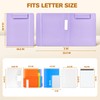 JoyCat 3 Ring Binder Clipboard with Storage,12.4"x10.2"Magnetic Clipboard Folder with