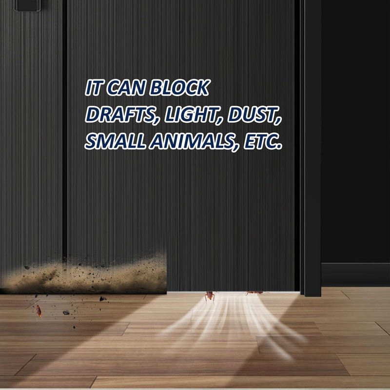 2Pcs 36" Long Door Bottom Replacement, Under Door Seal with