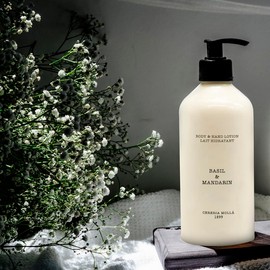 Cereria Mollá | 1899 Basil & Mandarin Moisturising Cream for Body and Hands, 500 ml