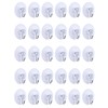 Honbay 30pcs 45mm Bathroom Kitchen Suction Cup Wall Hook Hanger