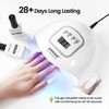 White Gel Nail Polish, 2Pcs 18ml White Gel Polish