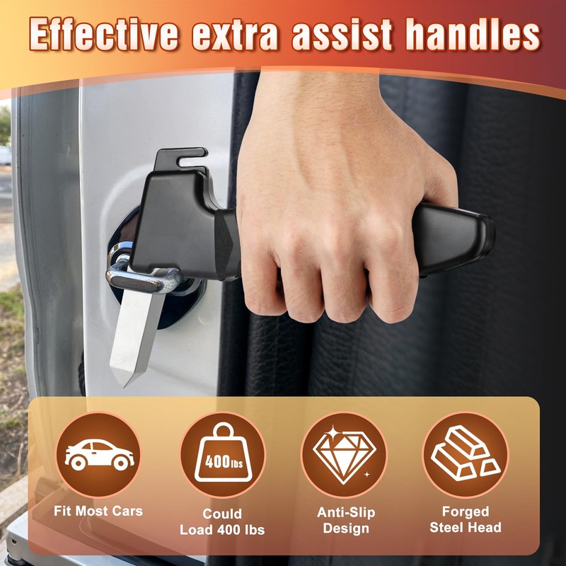 Car Door Handle for Elderly, 2-Pack car Handle Assist -