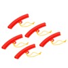 5 Pcs Tire Changer Guard Red Rubber Tire Rim Protector