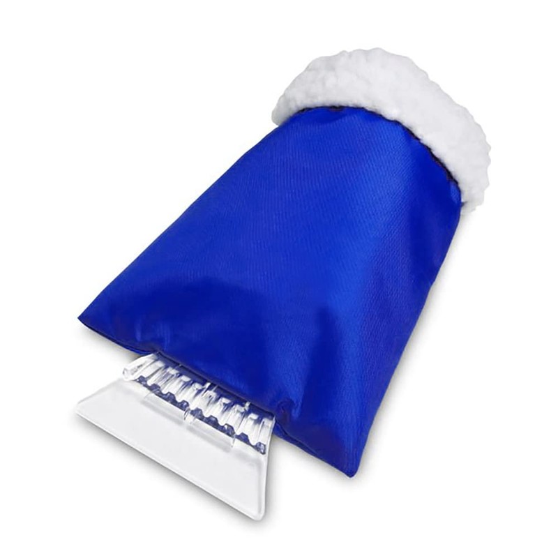 VONRUSS-UK Ice Scraper Mitts for Car Blue/Red Windscreen Scraper with