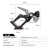SUNWAYFOTO CC-09 Universal Binoculars Tripod Adapter Super Clamp with Arca