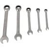 BRILLIANT TOOLS BT013005 Ratchet Ring Spanner Set, 5 Pieces [Powered