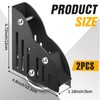 Therwen 2 Pcs Sliding Library Ladder Floor Roller with Brake