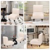 FUANGUI Armless Accent Chair Cover Slipcover, Stretch Spandex Chair Covers