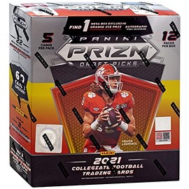 2021 Panini Prizm Draft Picks Football MEGA box (12 pks/box)