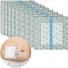 25 Pcs Waterproof Dialysis Catheter Shower Cover + Non-Stick Center