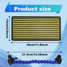 CmeRto Paintless Dent Repair Tools Line Board Reflector Board (Not LED) with Adjustable Holder for Car Body dent Removal Yellow Stripe Testing Tool Car Accessories for Car Body Stripe Testing Tool