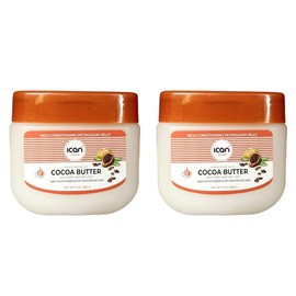 ICAN LONDON COCOA BUTTER 100% PURE PETROLEUM JELLY 2 x 368G