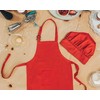 Cooking Apron for Kids, Cotton Apron with Pocket and Chef